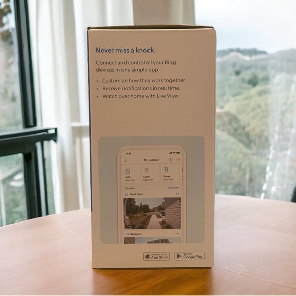 ✨hp✨ Ring Video DOORBELL 3 Smart Camera Alarm System iOS Android Compatible NIB - Picture 4 of 8